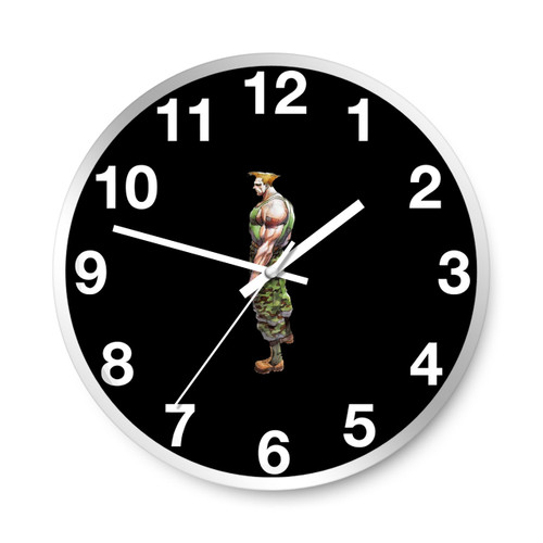 Guile Super Street Fighting Wall Clocks