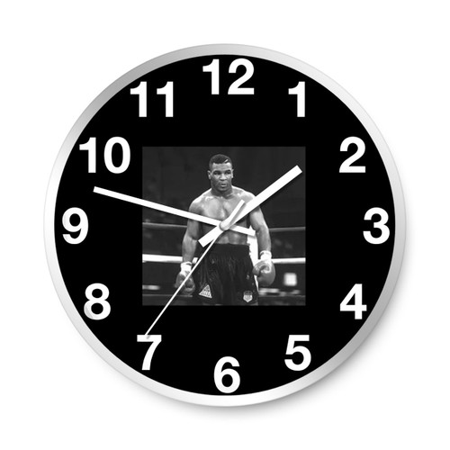 Mike Tyson Iron Mike Wall Clocks