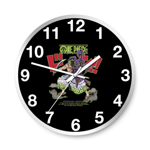 Roronoa Zoro Swordsman One Piece Anime Wall Clocks