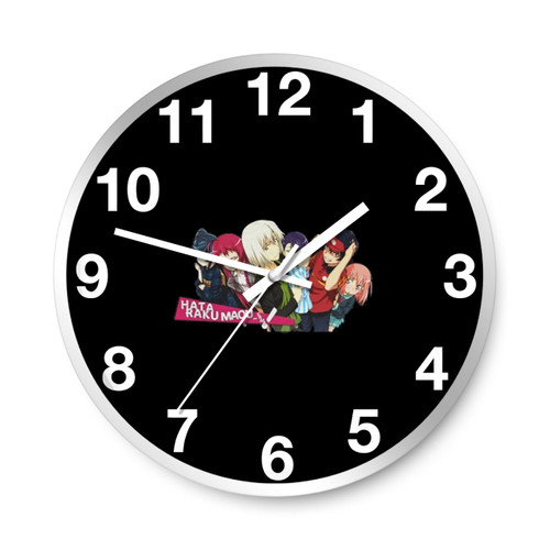 The Devil Is A Part Timer Hataraku Maou Sama Characters Wall Clocks