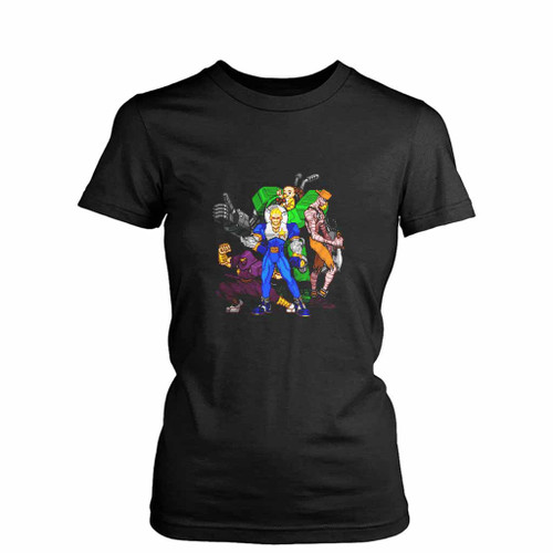 Commandos Win Pose Womens T-Shirt Tee