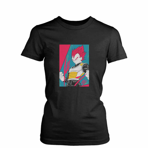 Vegeta Dragon Ball Super Saiyan Mode Womens T-Shirt Tee