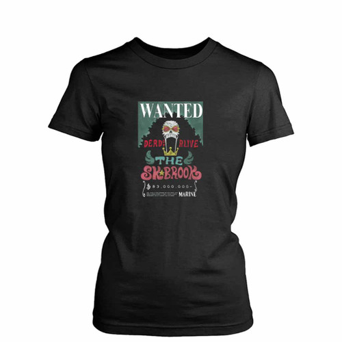 Wanted Poster Of The Sk Brook One Piece Womens T-Shirt Tee