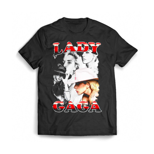 Lady Gaga Pop Music R&b Hip Hop Vintage Bootleg Retro Mens T-Shirt Tee