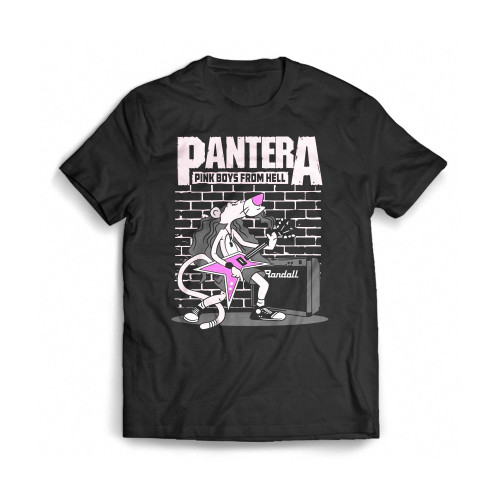 Pantera Pink Boys From Hell Mens T-Shirt Tee