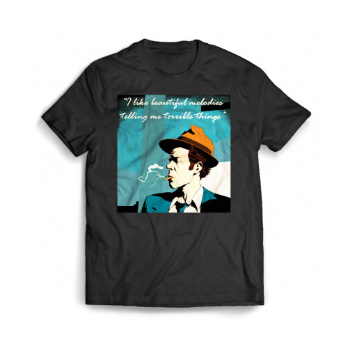 Tom Waits Beautiful Melodies Mens T-Shirt Tee