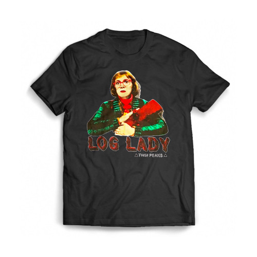 Twin Peaks Log Lady Mens T-Shirt Tee