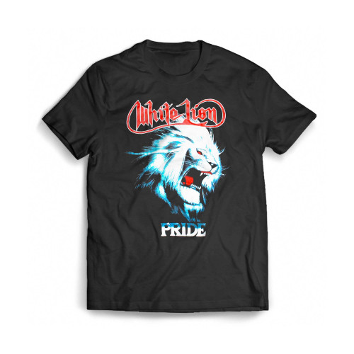 White Lion Pride Rock N Roar Tour 88 Mens T-Shirt Tee