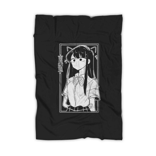 Komi Can Not Communicate Sketch Anime Blanket