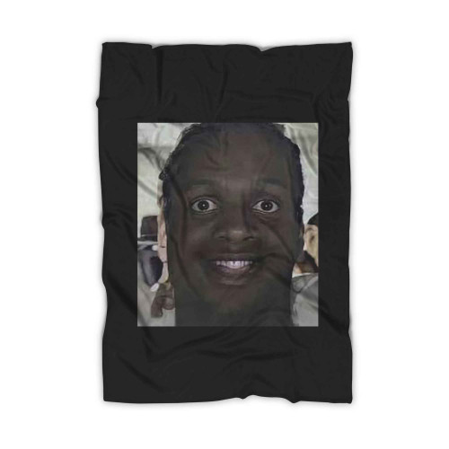 Lil Durk Face Meme Blanket