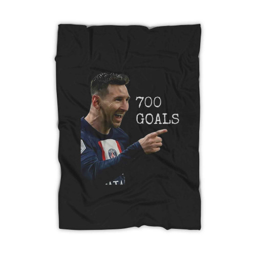 Lionel Messi 700 Goals Blanket