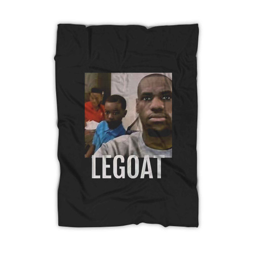 Nba Lebron James Meme Legoat Blanket