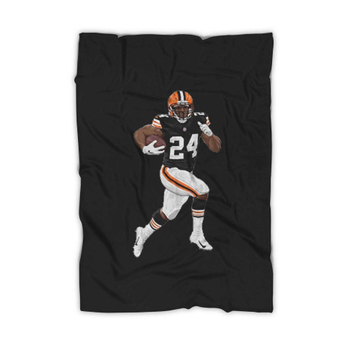 Nick Chubb Cleveland Blanket