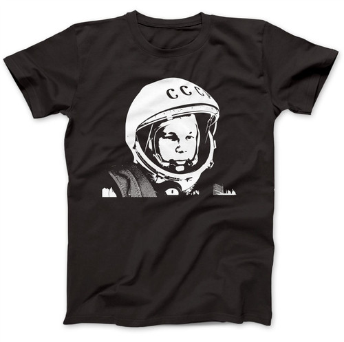 Yuri Gagarin Tribute Soviet Astronaut Man's T-Shirt Tee