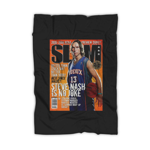 Steve Nash Phoenix Suns Nba Slam Cover Blanket