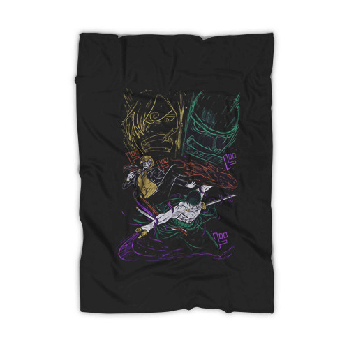 Zoro Sanji One Piece Blanket