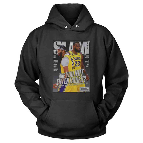 Lebron James And Anthony Davis Los Angeles Lakers Nba Slam Cover Hoodie