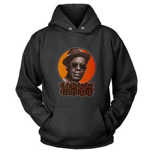 Retro Lightnin Hopkins Tribute Hoodie