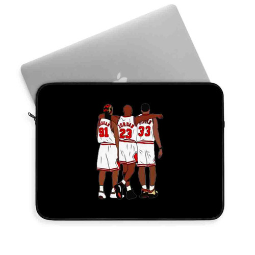 Chicago Bulls Dream Team Michael Jordan Scottie Pippin Dennis Rodman Laptop Sleeve