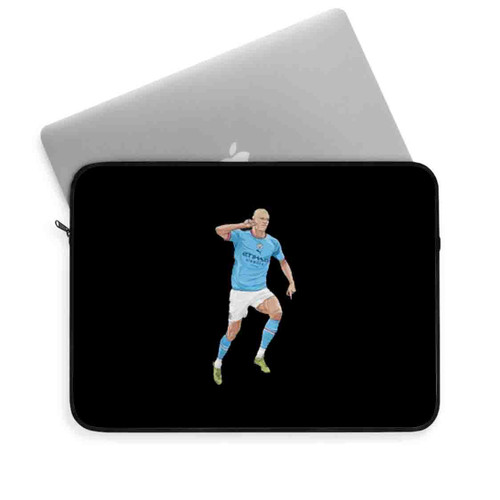 Erling Haaland Man City Laptop Sleeve