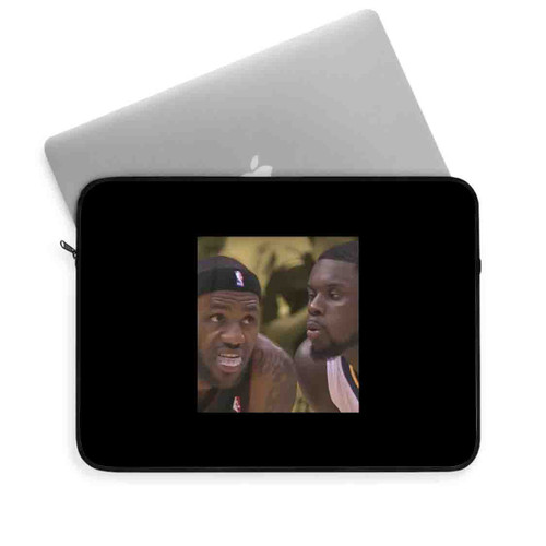 Lebron James Meme And Lancestephenson Blowing In His Ear Laptop Sleeve