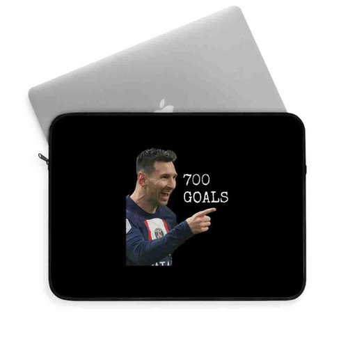 Lionel Messi 700 Goals Laptop Sleeve