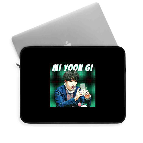 Mi Yoon Gi Art Bts Laptop Sleeve