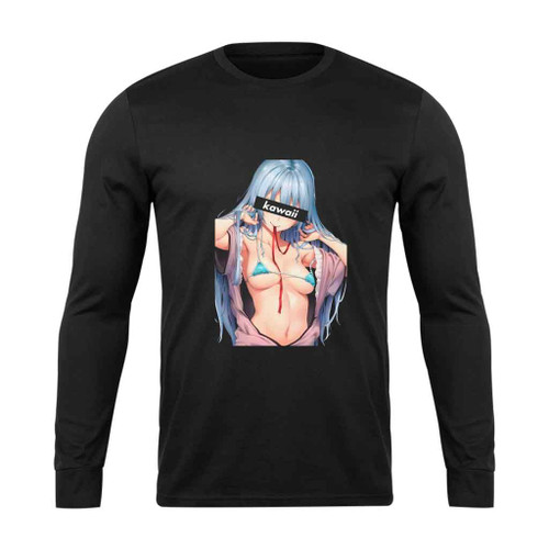 Kawaii Waifu Material Anime Long Sleeve T-Shirt Tee