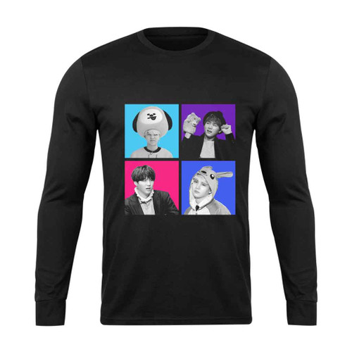 Suga Cartoon Bts Long Sleeve T-Shirt Tee