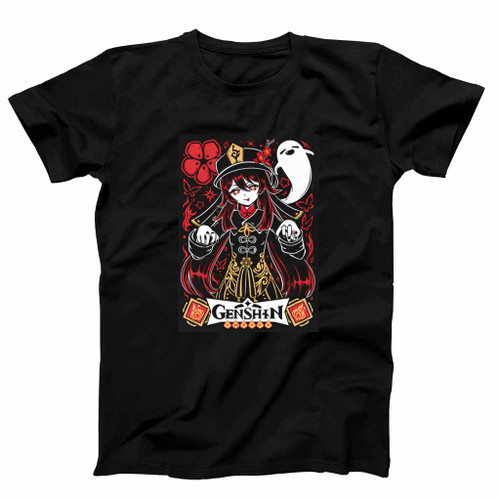Genshin Impact Hu Tao Gaming Mens T-Shirt Tee