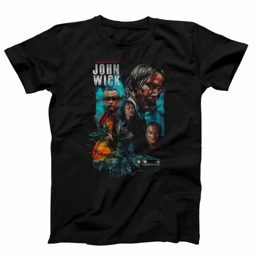 John Wick Keanu Reeves Baba Yaga Mens T-Shirt Tee