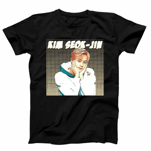 Kim Seok Jin Bts Art Mens T-Shirt Tee Kim Seok Jin Bts Art Mens T-Shirt Tee