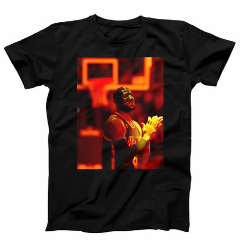 Lebron James Masked Lebron Miami Heat Mens T-Shirt Tee