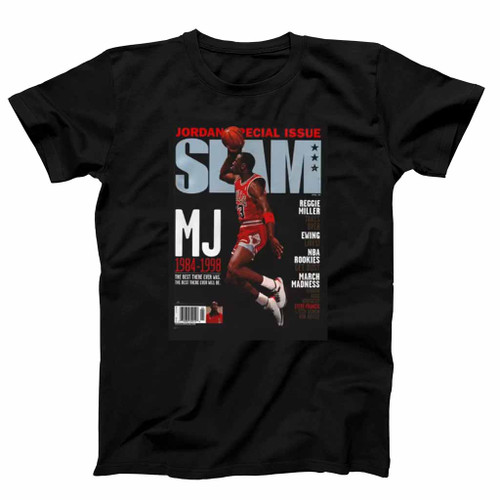 Michael Jordan Chicago Bulls Slam Cover Mens T-Shirt Tee