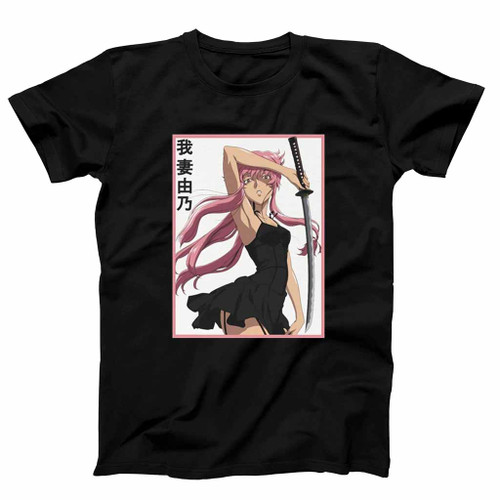 Mirai Nikki Yuno Gasai Anime Mens T-Shirt Tee