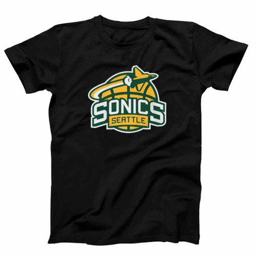 Super Sonics Seattle Basketball Mens T-Shirt Tee Super Sonics Seattle Basketball Mens T-Shirt Tee