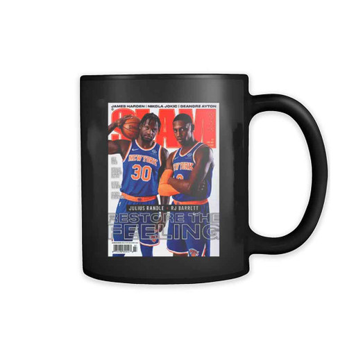 Julius Randle And Rj Barrett New York Knicks Nba Slam Cover Mug
