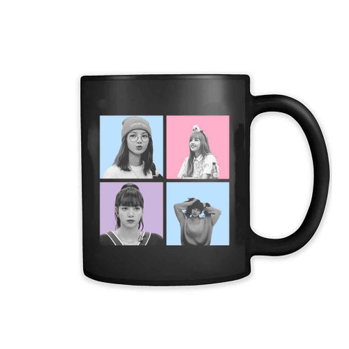 Lisa Love Black Pink Mug