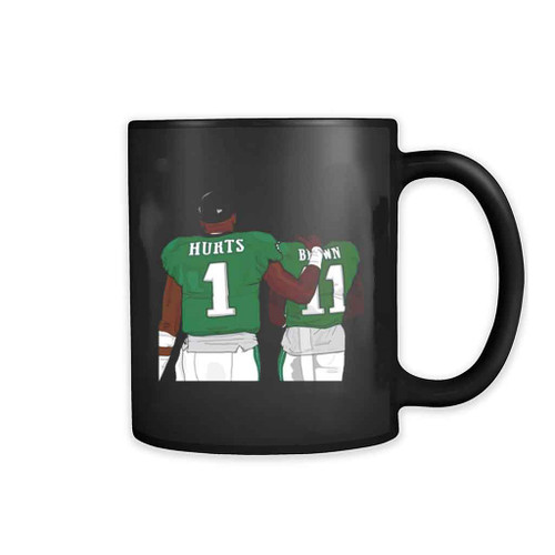 Philadelphia Eagles Jalen Hurts Aj Brown Mug