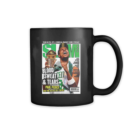 Slam Cover Paul Pierce Boston Celtics Blood Sweat Tears Mug