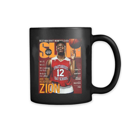 Zion Williamson Duke Basketball Nba Slam Cover Mug