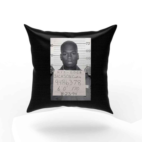 Get Rich Or Die Tryin With 50 Cent Mugshot Pillow Case Cover