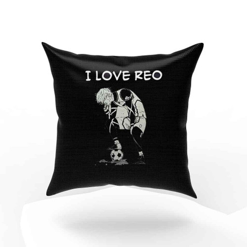 I Love Reo Nagi Blue Lock Pillow Case Cover