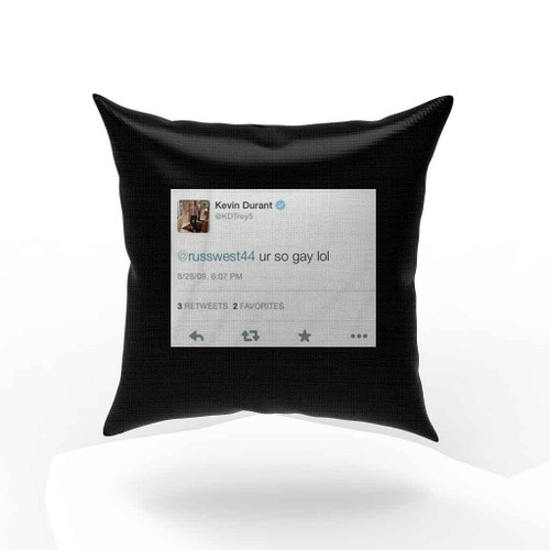 Kevin Durant Tweet Pillow Case Cover Kevin Durant Tweet Pillow Case Cover