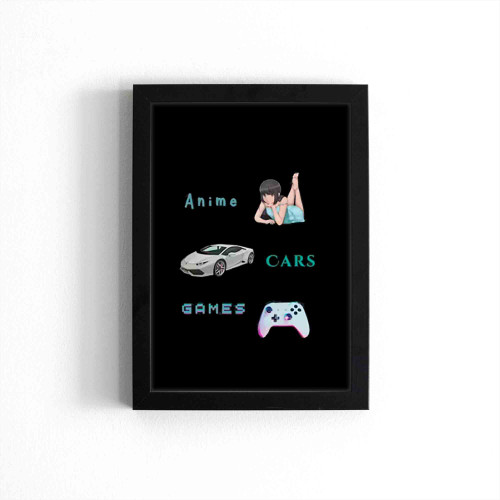 Anime Car Games Poster Anime Car Games Poster