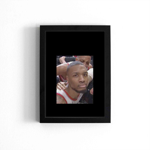 Damian Lillard Face Meme After Game Winner Poster