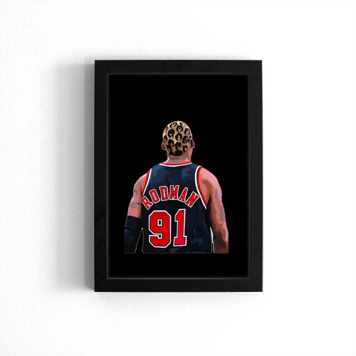 Dennis Rodman Chicago Bulls Poster