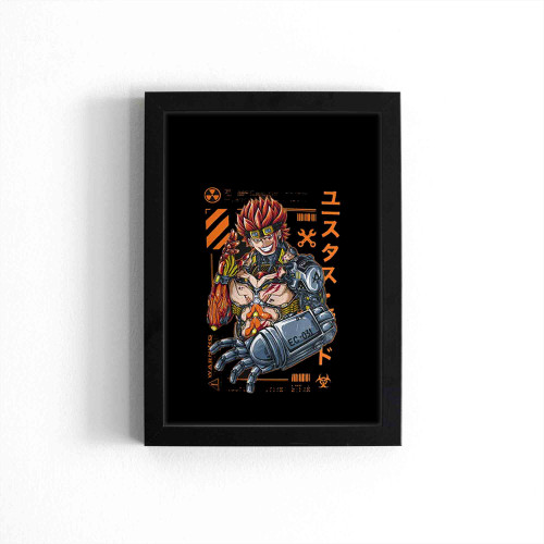 Eustass Kid Cyborg Anime One Piece Poster