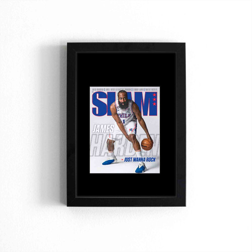 James Harden Philadelphia 76Ers Nba Slam Cover Poster