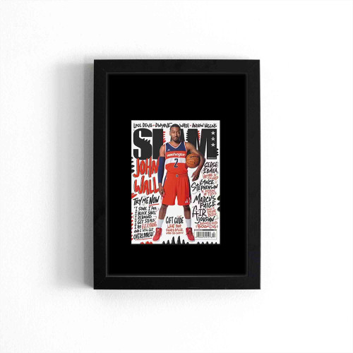 John Wall Washington Wizards Nba Slam Cover Poster